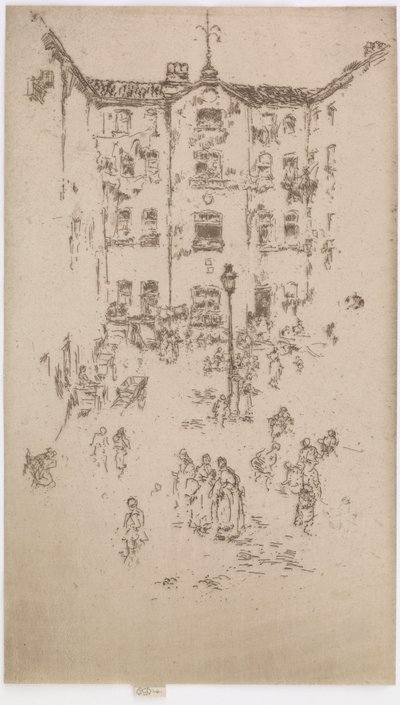 La Cour, Bruxelles, 1887 - James Abbott McNeill Whistler
