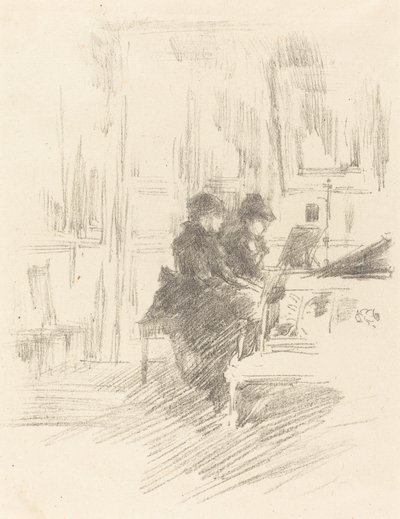 Le Duo, No. 2, 1894 - James Abbott McNeill Whistler