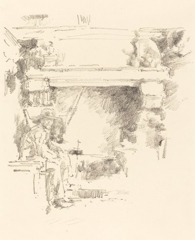 La cheminée - James Abbott McNeill Whistler