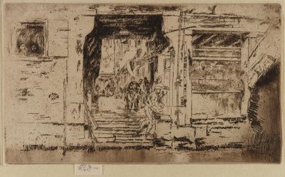 La poissonnerie, Venise, 1879-1880 - James Abbott McNeill Whistler