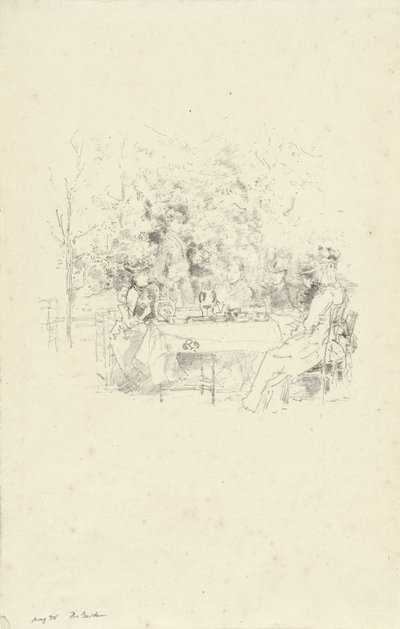 Le jardin - James Abbott McNeill Whistler