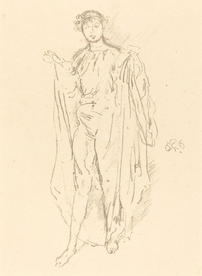 La Fille, vers 1891 - James Abbott McNeill Whistler