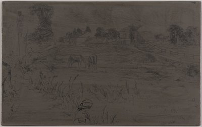 Le paysage avec le cheval, 1859 - James Abbott McNeill Whistler