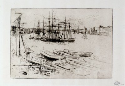 Le Grand Bassin - James Abbott McNeill Whistler