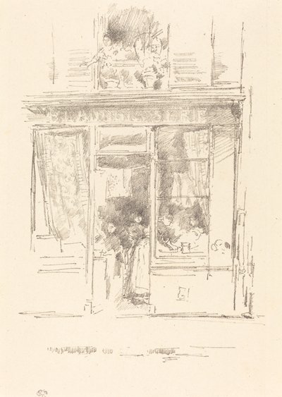 La Blanchisseuse de la Place Dauphine, 1894 - James Abbott McNeill Whistler
