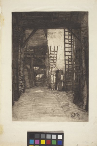 Le brûleur de chaux - James Abbott McNeill Whistler