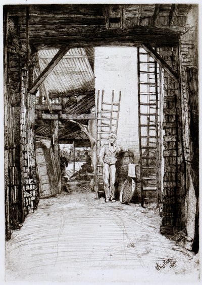 Le Brûleur de chaux - James Abbott McNeill Whistler