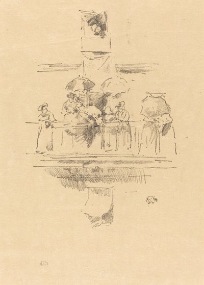 Le petit balcon - James Abbott McNeill Whistler