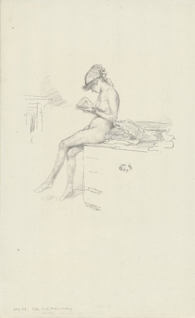 Le petit modèle nu, lisant - James Abbott McNeill Whistler