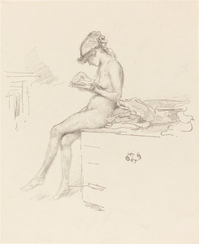 Le petit modèle nu, lisant - James Abbott McNeill Whistler