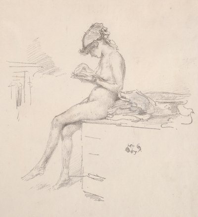 Le Petit Modèle Nu Lisant, 1890 - James Abbott McNeill Whistler