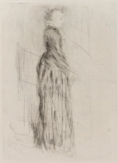 La petite robe de velours, 1873 - James Abbott McNeill Whistler