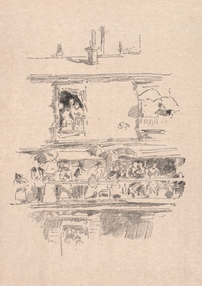 Le Long Balcon, 1894 - James Abbott McNeill Whistler