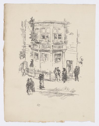 La fenêtre du directeur, Théâtre Gaiety - James Abbott McNeill Whistler