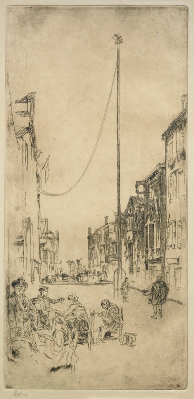Le mât - James Abbott McNeill Whistler