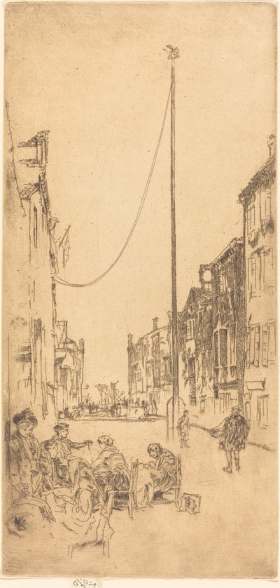 Le mât - James Abbott McNeill Whistler