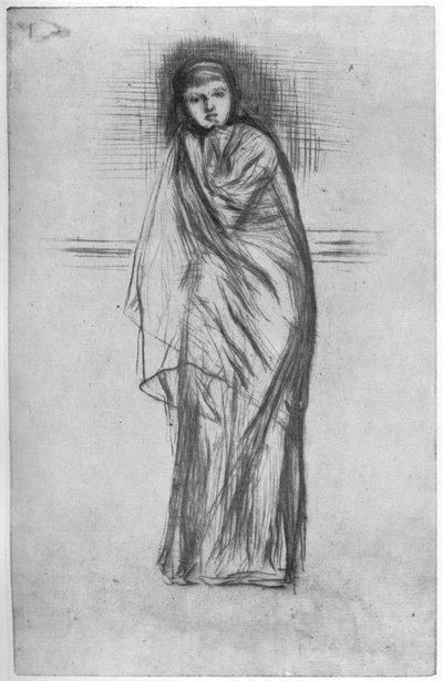 Le Modèle se reposant, 19ème siècle - James Abbott McNeill Whistler
