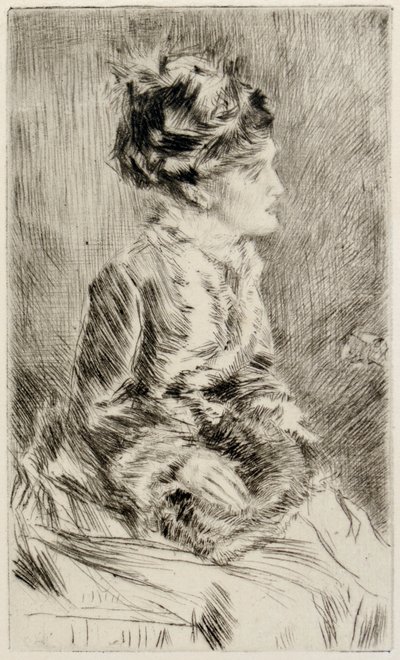 Le Manchon - James Abbott McNeill Whistler