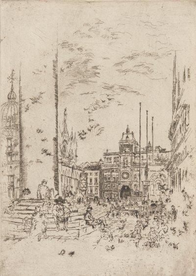 La Piazzetta, 1879-1880 - James Abbott McNeill Whistler