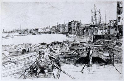 Le Bassin - James Abbott McNeill Whistler
