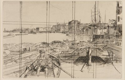 La piscine, 1859 - James Abbott McNeill Whistler