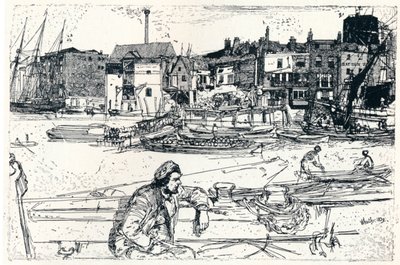 Le bassin de Londres, 1859 - James Abbott McNeill Whistler
