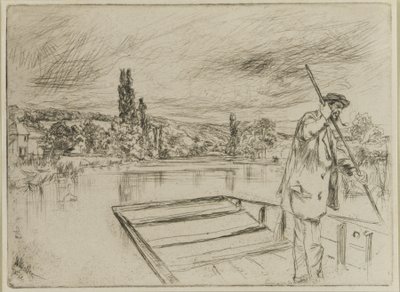 La barque, 1861 - James Abbott McNeill Whistler