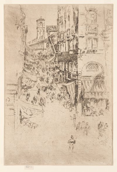 Le Rialto - James Abbott McNeill Whistler