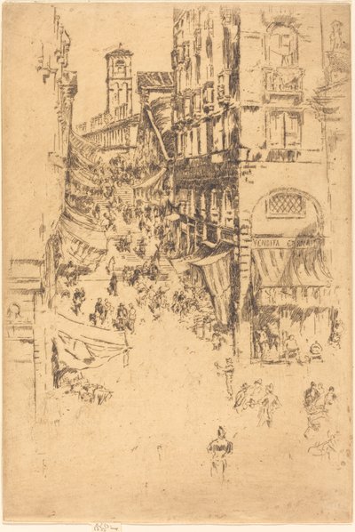 Le Rialto - James Abbott McNeill Whistler