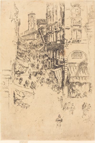 Le Rialto, 1880 - James Abbott McNeill Whistler
