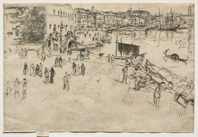La Riva, n° 1, 1880 - James Abbott McNeill Whistler