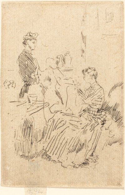 La couturière, c. 1884-1886 - James Abbott McNeill Whistler