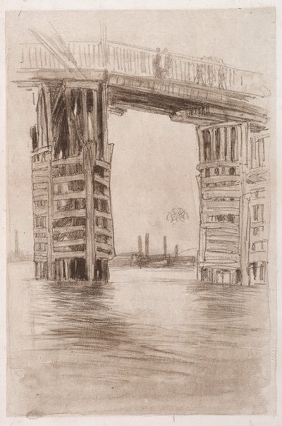 Le grand pont - James Abbott McNeill Whistler