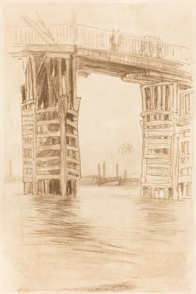 Le grand pont - James Abbott McNeill Whistler
