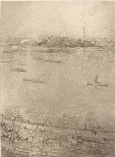 La Tamise, 1896 - James Abbott McNeill Whistler