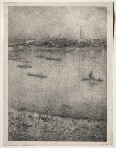 La Tamise - James Abbott McNeill Whistler