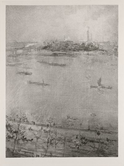 La Tamise, 1896 - James Abbott McNeill Whistler