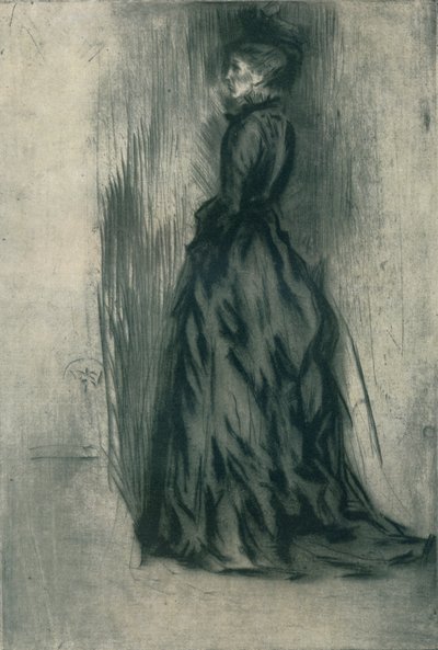 La robe de velours Frances Leyland, vers 1873 - James Abbott McNeill Whistler