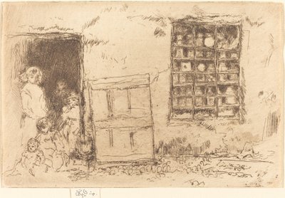 La Boutique de douceurs du village, 1887 - James Abbott McNeill Whistler