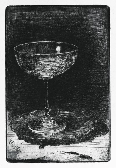 Le Verre de vin - James Abbott McNeill Whistler