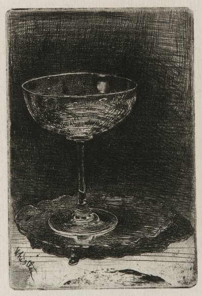 Le verre de vin - James Abbott McNeill Whistler