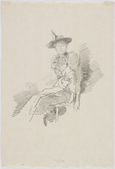 Le chapeau ailé - James Abbott McNeill Whistler