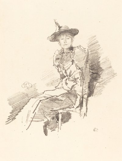 Le Chapeau Ailé, 1890 - James Abbott McNeill Whistler