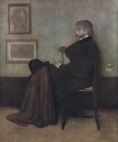 Portrait de Thomas Carlyle, Bibbys Annual, 1916-1917 - James Abbott McNeill Whistler