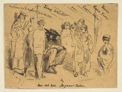 Page de titre de la série française Douze Eaux-Fortes d