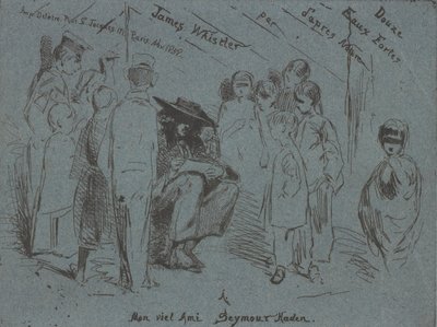 Page de titre du French Set, 1858 - James Abbott McNeill Whistler