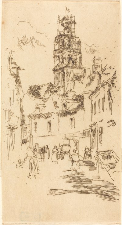 Tour Saint-Antoine, Loches - James Abbott McNeill Whistler