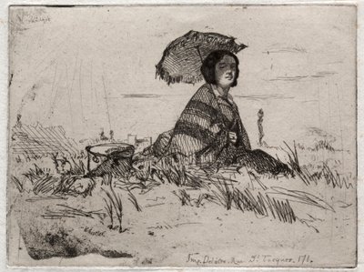 Douze eaux-fortes de la nature : En plein soleil, 1858 - James Abbott McNeill Whistler