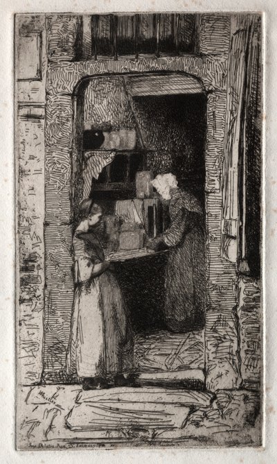 Douze eaux-fortes de la nature : La Marchande de Moutarde, 1858 - James Abbott McNeill Whistler