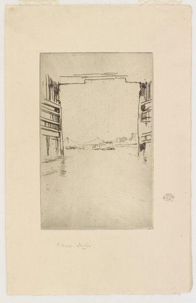 Sous le vieux pont de Battersea - James Abbott McNeill Whistler